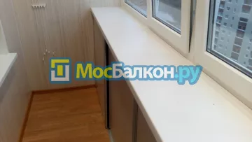 Шкаф на балкон купить в Московском на заказ недорого от МосБалкон