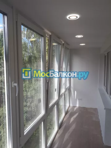 Панорамное остекление заказать под ключ по выгодной цене в Московском от компании МосБалкон