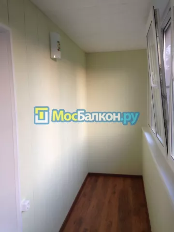 Отделка балкона и лоджии пластиковыми ПВХ панелями в Московском от компании МосБалкон