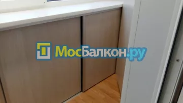 Шкаф на балкон купить в Московском на заказ недорого от МосБалкон