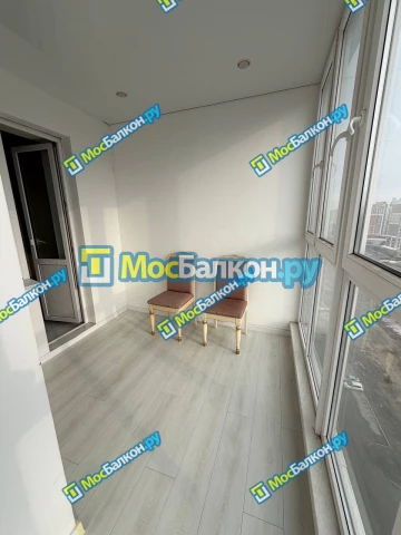 Панорамное остекление заказать под ключ по выгодной цене в Московском от компании МосБалкон