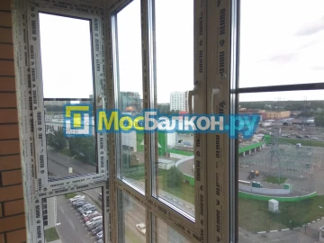 Панорамное остекление заказать под ключ по выгодной цене в Московском от компании МосБалкон