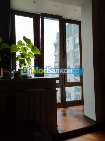 Панорамное остекление заказать под ключ по выгодной цене в Московском от компании МосБалкон