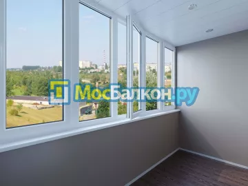 Пластиковое остекление лоджий под ключ по доступным ценам в Московском | МосБалкон