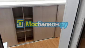 Шкаф на балкон купить в Московском на заказ недорого от МосБалкон