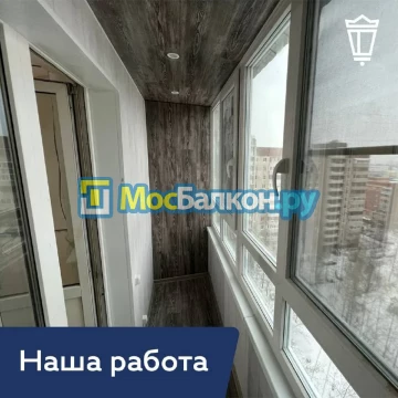 Шкаф на балкон купить в Московском на заказ недорого от МосБалкон