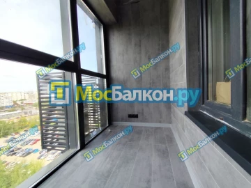 Панорамное остекление заказать под ключ по выгодной цене в Московском от компании МосБалкон