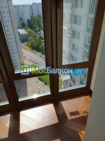 Панорамное остекление заказать под ключ по выгодной цене в Московском от компании МосБалкон