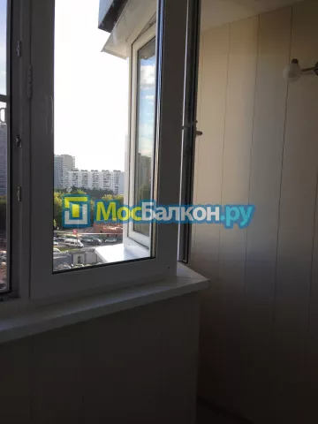 Отделка балкона и лоджии пластиковыми ПВХ панелями в Московском от компании МосБалкон
