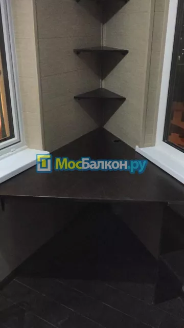 Шкаф на балкон купить в Московском на заказ недорого от МосБалкон