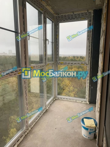 Панорамное остекление заказать под ключ по выгодной цене в Московском от компании МосБалкон