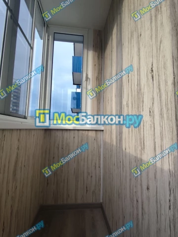 Отделка балкона и лоджии пластиковыми ПВХ панелями в Московском от компании МосБалкон