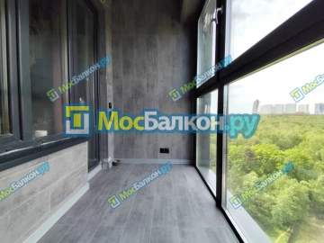 Панорамное остекление заказать под ключ по выгодной цене в Московском от компании МосБалкон