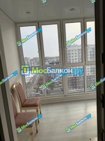 Панорамное остекление заказать под ключ по выгодной цене в Московском от компании МосБалкон