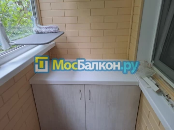 Шкаф на балкон купить в Московском на заказ недорого от МосБалкон